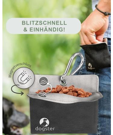 Dogster Treat for Dogs - Convenient Snack Bag with Carabiner | Quick Rewards for Your Pup - DOG01 - Buy Online on SooperMarket.com