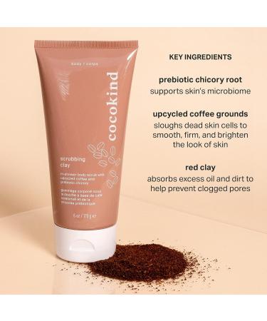 Cocokind Scrubbing Clay | Exfoliating Body Scrub & Wash | Brightening Coffee Body Exfoliator | Ideal Skin Care Products for All Skin Types - Buy Online on SooperMarket.com