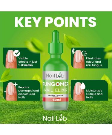 NAIL LAB Premium Fungal Nail Treatment 50ml - Tea Tree Oil for Toenails & Fingernails - Includes Bonus Nail Fungal Pen & File - Buy Online on SooperMarket.com