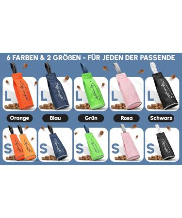 Ostfriesenpfoten Enno: Durable Feed Bag for Dogs | Washable & Versatile | Size L | Includes Agility Training eBook | Neongr n | International Shipping Available - Buy Online on SooperMarket.com