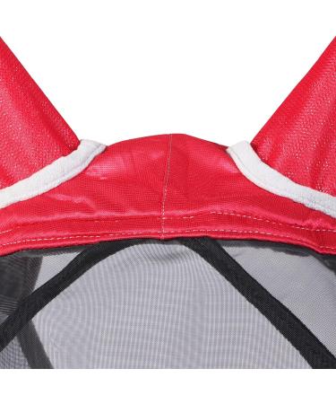 Harrison Howard CareMaster Pro Luminous Fine Mesh UV-Proof Fly Mask - Ruby (Small Pony) - Buy Online on SooperMarket.com