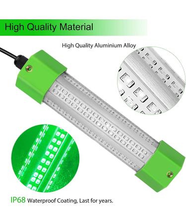 Ankey 12V 100W 6000 Lumen LED Fish Bait Crappie Luring Light - Submersible Night Fishing Lure with 24.6 Ft Cord - Buy Online on SooperMarket.com