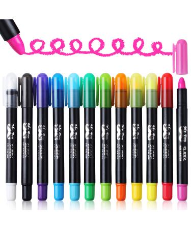 Mr. Pen- Crayons Gel Crayons 12 Pack Twist up Crayons Non-Toxic Silky Crayons for Coloring Book Gel Crayons for Bible Journaling Artist Crayons Crayons for Adult Coloring Gel Crayons for Kids