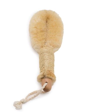 GranNaturals Bath & Shower Dry Skin and Body Sisal Brush | Naturals Fibers to Improve Blood Circulation  Exfoliate Skin  and Reduce Cellulite