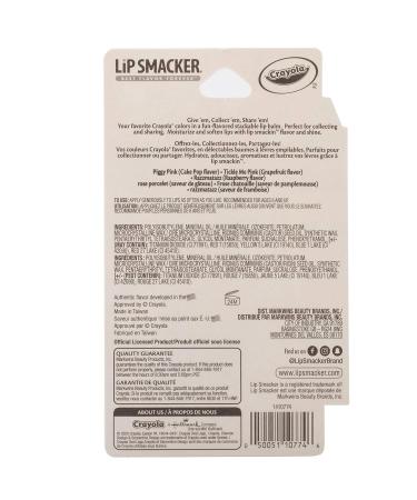 Lip Smacker Crayola Crayon Stackable Flavored Clear Balm Pink Pinks 0.03 Ounce - Raspberry, Grapefruit, Cake pop - 3 Count - Buy Online on SooperMarket.com