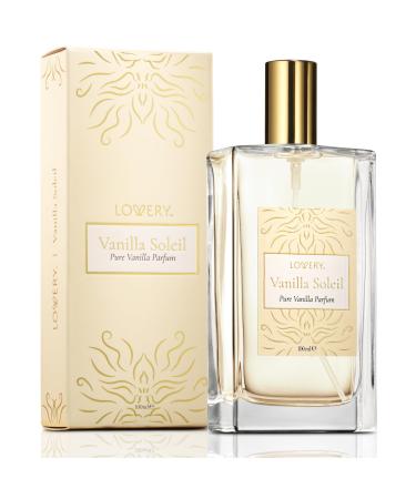 Pure Vanilla Perfume for Women 100ml Vanilla Soleil Fragrance Creamy Tonka Bean with Vanilla Womens Perfumes Long Lasting Vegan Clean & Natural Ingredients Birthday Gifts for Mom Made in France