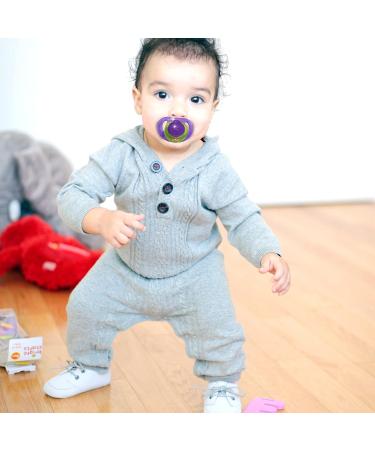 2-Part Classic Silicone Pacifier Set | Non-Toxic BPA-Free Ideal for Babies 0-6 Months - Buy Online on SooperMarket.com