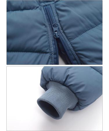 Happy Cherry Baby Winter Pants - Newborn Boys Girls Ski Trousers | Infant Snow Bib Pant with Toddler Windproof Padding | Elastic Bottom & Zipper | Outerwear Snowsuit Bottoms | 120 B-Light Blue - Buy Online on SooperMarket.com