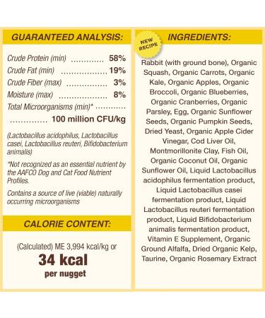 Primal Freeze Dried Raw Dog Food Nuggets, Rabbit, Complete & Balanced Meal, Healthy, Grain Free, High Protein Raw Dog Food, 5.5 oz - Buy Online on SooperMarket.com