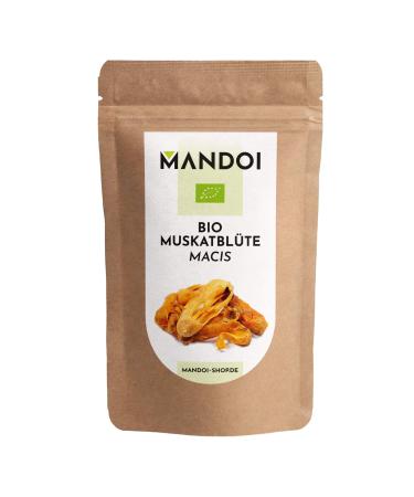 Mandoi ORGANIC mace whole MACIS 50g. Mace flowers from the nutmeg fresh from Indonesia 50 g (1 pack)