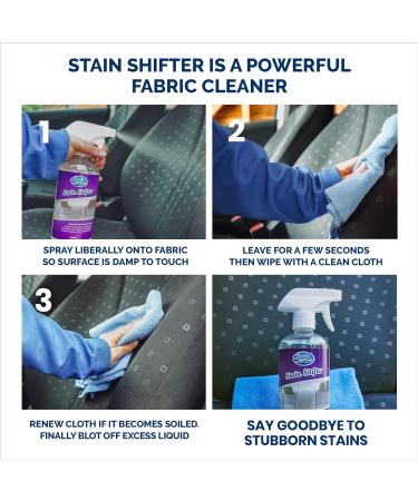 Greased Lightning Stain Shifter Fabric Cleaner - Powerful Stain Remover for Automotive and Home Fabrics - Removes Stubborn Stains Revives Interiors - 500ml - Buy Online on SooperMarket.com