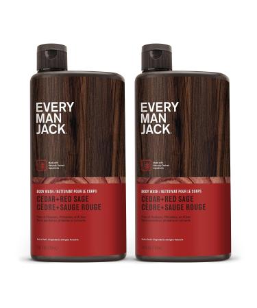 Every Man Jack Nourishing Cedar + Red Sage Body Wash - 24oz 2 Bottles - Buy Online on SooperMarket.com