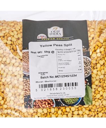 Old India Yellow Split Peas 5kg - Pack of 1 | High Quality Legumes - Buy Online on SooperMarket.com