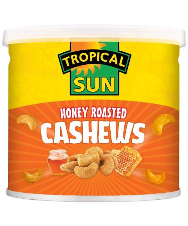 Tropical Sun Honey Roasted Flavour Cashews 140G (Pack of 6)