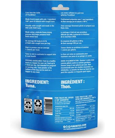 PureBites Minnow Freeze Dried Cat Treats - Tuna Flavor - Buy Online on SooperMarket.com