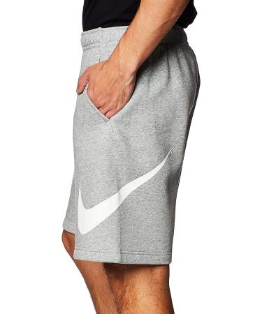 Nike Men's Sportswear Club Basketball Shorts - Dark Grey Heather/White - Size Large - Buy Online on SooperMarket.com