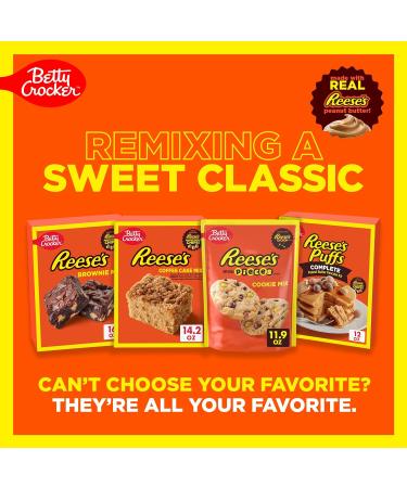 Betty Crocker REESE'S Mini PIECES Cookie Mix Peanut Butter Cookie Mix with REESE S PIECES Minis and Mini Chocolate Chips 337g (Pack of 2) - Buy Online on SooperMarket.com