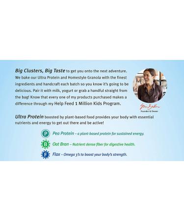 Erin Baker's Pea Protein Peanut Butter Ultra Protein Granola - 12 oz | Healthy Snack - Buy Online on SooperMarket.com