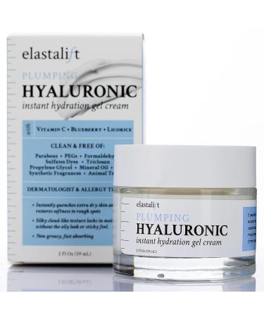 Elastalift Hyaluronic Acid & Vitamin C Face Cream - Anti-Aging Moisturizer for Women & Men | Hydrating & Plumping Lotion for Dry Skin, Wrinkles, Fine Lines | 2 Fl Oz - Buy Online on SooperMarket.com