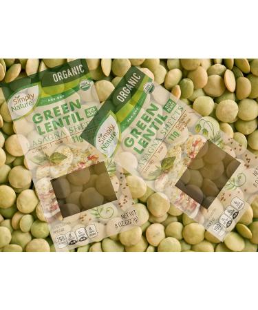 Simply Nature Yellow Lentil Lasagna Sheets Bundle Set - Vegan Organic Plant-Based Pasta, Non GMO Gluten Free, with Reusable Tote - Buy Online on SooperMarket.com