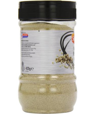 Schwartz Ground White Pepper Seasoning 425g - Sharp and Earthy Flavor for Soups and Casseroles - Buy Online on SooperMarket.com