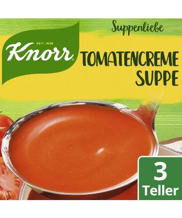 Knorr Tomato Cream Soup - Delicious & Creamy 1 Pack (3 Plates) - International Shipping Available - Buy Online on SooperMarket.com