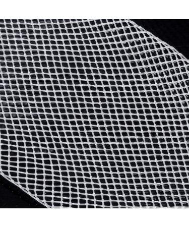Abbaoww 4 Wide Stiff Horsehair Braid - 25 Yards | Polyester Boning Sewing Wedding Dress Accessories - White - Buy Online on SooperMarket.com