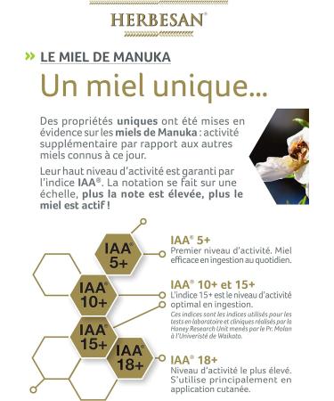 Herbesan Manuka Honey IAA 18+ 250g - Buy Online on SooperMarket.com