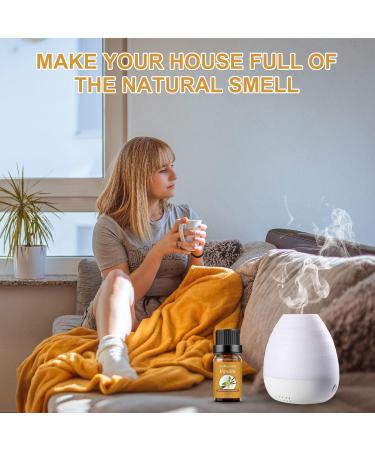 Sedbuwza Coconut Vanilla Essential Oil Gift Set Organic Coconut Oil 100% Pure Vanilla Oil for Skin Massage Diffuser Aromatherapy Coconut + Vanilla - Buy Online on SooperMarket.com