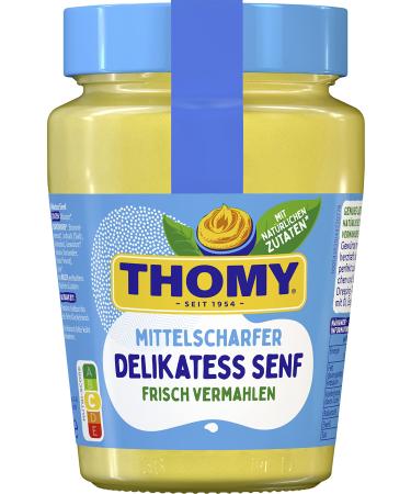 Thomy delicatessen mustard medium hot 250ml (1 pack) Mustard 250 ml (1 pack)