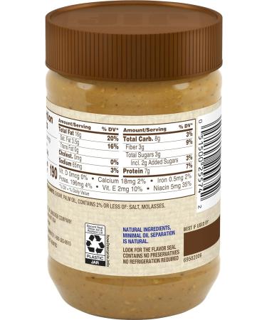 Jif Natural Crunchy Peanut Butter Spread 16 oz - Buy Online on SooperMarket.com