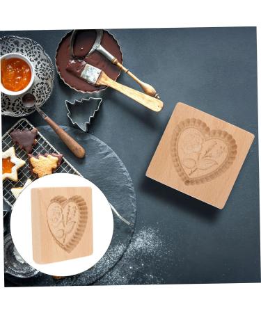 1pc Biscuit Mold Biscuits Embossing Baking Tool Creative Cookie Mold Biscuit Baking Mold Kitchen Cookie Mold Fondant Mold Kitchen Utensil Modeling Log Kitchen Supplies 10X10X2CM Rose - Buy Online on SooperMarket.com