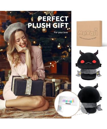 Mewaii 14'' Mothman Mushroom Plush Pillow Squishy Toy - Black Moth 14 Inch - Buy Online on SooperMarket.com