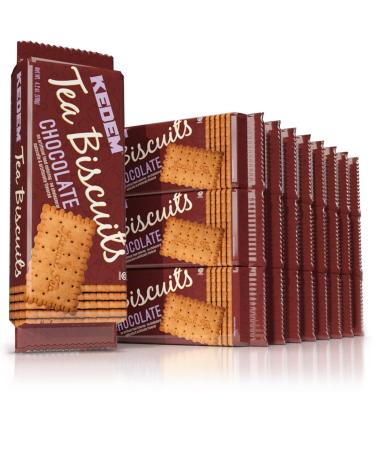 Kedem Tea Biscuits, Chocolate, 4.2-Ounce (Pack of 24) Chocolate 4.2 Ounce (Pack of 24)