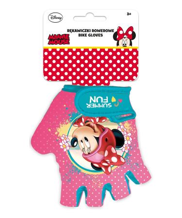 Disney Girls Minnie Mouse Cycling Gloves Multicoloured S
