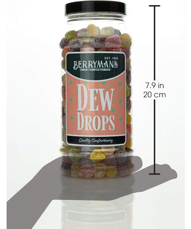 Original Dew Drops Retro Jelly Sweets Gift Jar By Berrymans Sweet Shop - Classic Sweets Traditional Taste. - Buy Online on SooperMarket.com