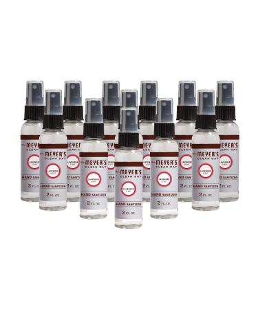 Mrs. Meyer's Antibacterial Hand Sanitizer Spray Travel Size Removes 99.9% of Bacteria Lavender 2 oz - Pack of 12