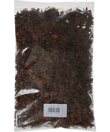 JustIngredients Essentials Star Anise 1kg - Premium Quality Spice for Culinary Delights - Buy Online on SooperMarket.com