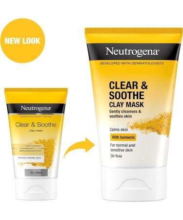 Neutrogena Clear and Soothe Clay Mask 50ml 50 ml (Pack of 1) Clay Mask - Buy Online on SooperMarket.com