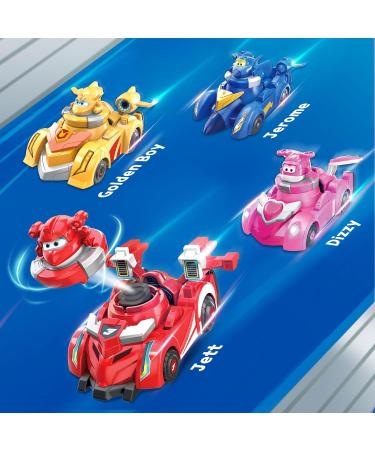 Super Wings Spinning Jerome & Vehicle - 2-in-1 Battle Toy for Kids Ages 3-8 | International Shipping Available - Buy Online on SooperMarket.com