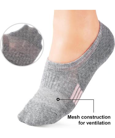 Gonii Womens No Show Ankle Socks - 5 Pairs Athletic Cushioned Running Low Cut Socks for Women - Buy Online on SooperMarket.com