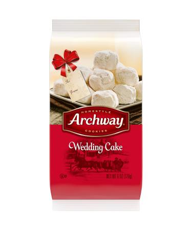 Archway Cookies, Wedding Cake Cookies, Holiday Limited Edition, 6 Ounce