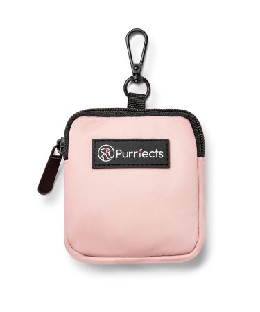 Purrfects Dog Treat Pouch (Pink) With Clip - Pouch bag dog treat bag treat pouch for dog training treat pouch
