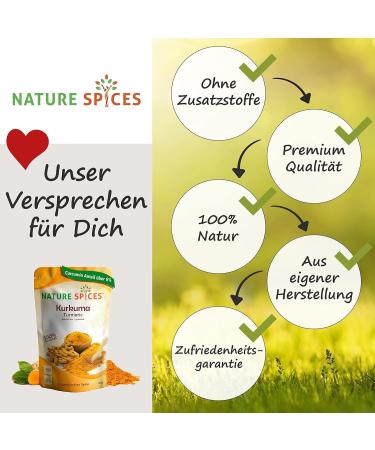 Buy Nature Spices Turmeric Powder 100g | High Curcumin Superfood for Golden Milk Masala & Tea | Authentic Indian Turmeric - Buy Online on SooperMarket.com
