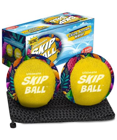 The ultimate jumping ball - water -jumping ball (2 -pack) create permanent memories with your friends and family on the beach lake or pool - ideal for all age groups Yellow - Jungle