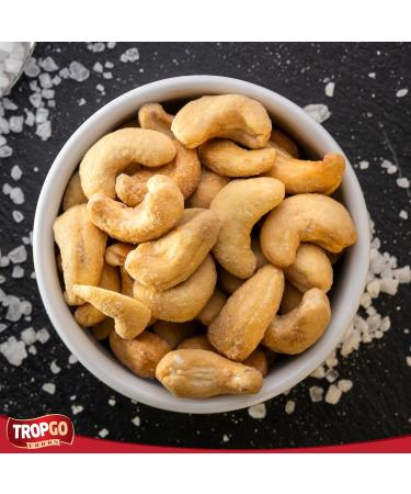 Tropgo Dry Roasted Salted Kosher Cashew Nuts - Guilt-Free Roasted Peanut Snack in a Resealable and Recyclable Tub - Fibre and Protein Rich Healthy Cashew Nuts - Vegan Nuts Snack for all Ages (180G) - Buy Online on SooperMarket.com