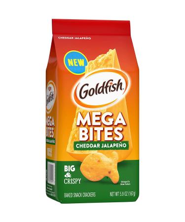 Pepperidge Farm Goldfish Mega Bites Cheddar Jalapeno Snack Crackers 5.9 oz - Spicy Cheesy Crackers - Buy Online on SooperMarket.com