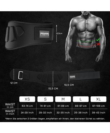 Breaking Limits Weightlifting Belt - Unisex Fitness Accessories for Strength Training CrossFit Deadlift & Powerlifting - Buy Online on SooperMarket.com
