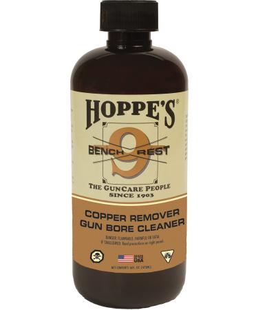 Hoppe's No. 9 Bench Rest Copper Gun Bore Cleaner, 16 oz. Bottle