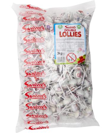 Swizzels Fruity Pops Lollies Bag 3 kg Bulk Sweets & Double Lollies 3 Kg - Buy Online on SooperMarket.com